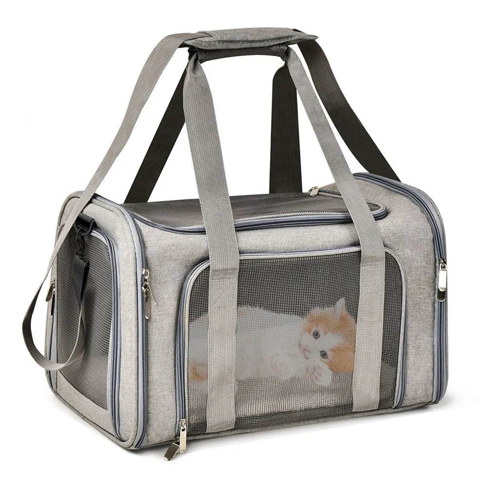 Airline Approved Dog Carrier Bag Soft Backpack for Travel - Estalios