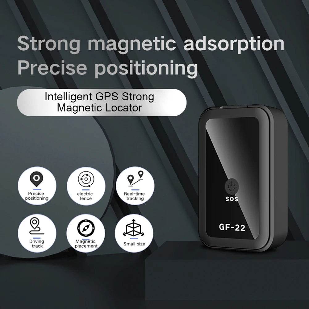 GF22 GPS Tracker Real-Time GPS Locator WiFi+LBS+GPS Position Anti-Theft Anti-Lost Location Tracker Pet Vehicle Tracking Device - Estalios