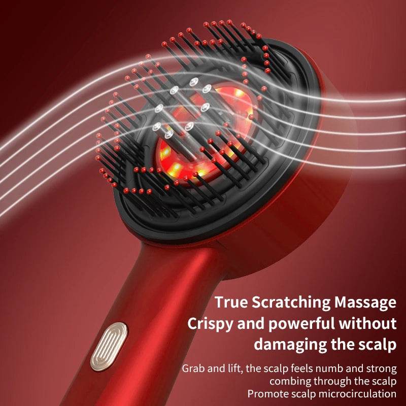 Electric Vibration Massage Comb for Hair Growth and Scalp Care - Estalios