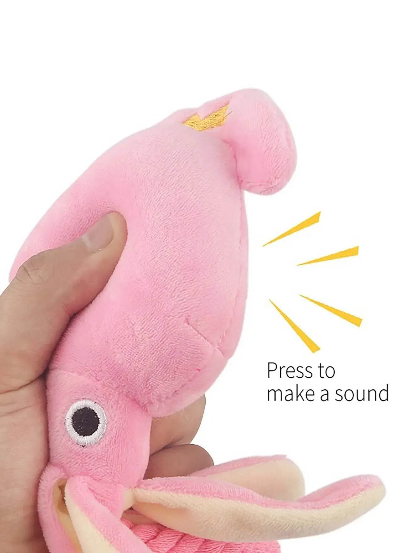 Bite-Resistant Plush Octopus Dog Toy for Fun Playtime - Estalios