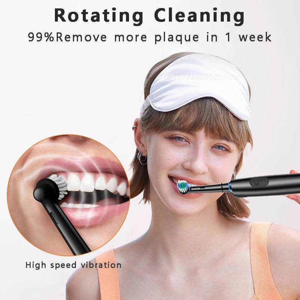 Electric Toothbrush Rotary Cleaning Teeth Brush Waterproof - Estalios