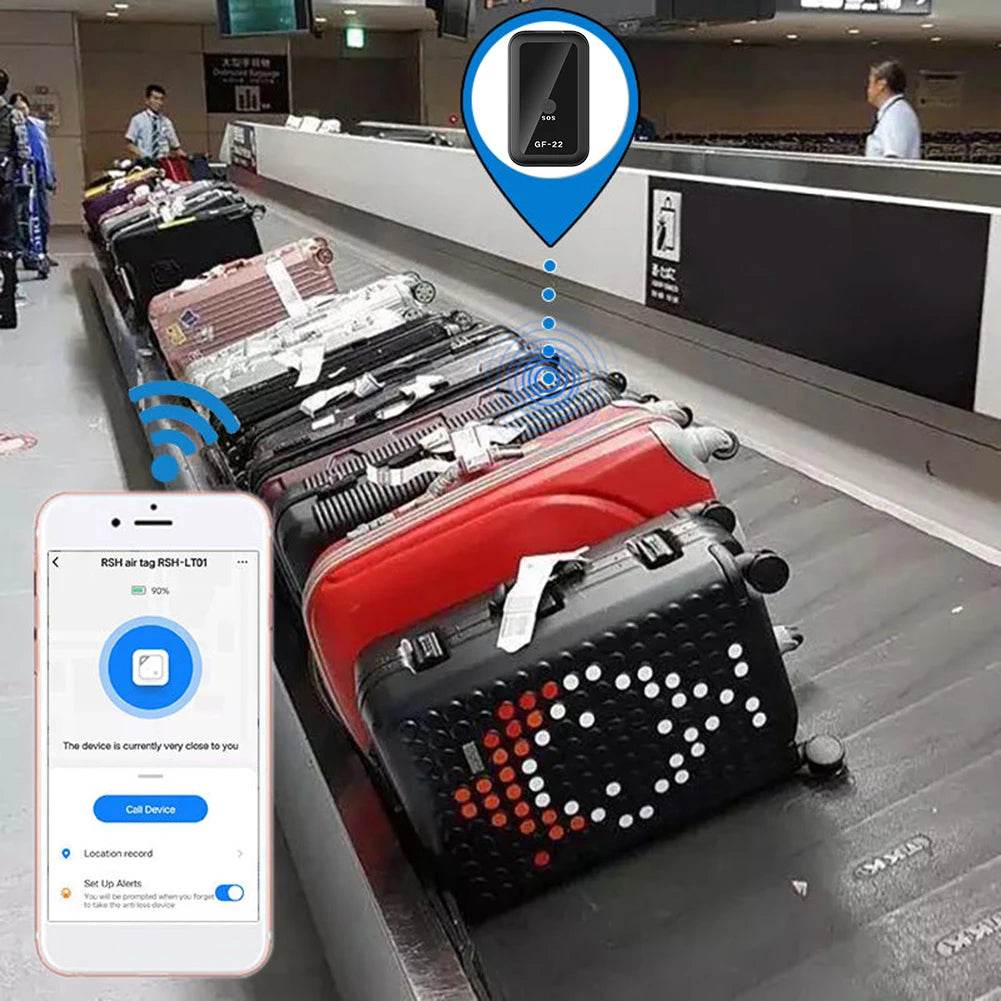 GF22 GPS Tracker Real-Time GPS Locator WiFi+LBS+GPS Position Anti-Theft Anti-Lost Location Tracker Pet Vehicle Tracking Device - Estalios
