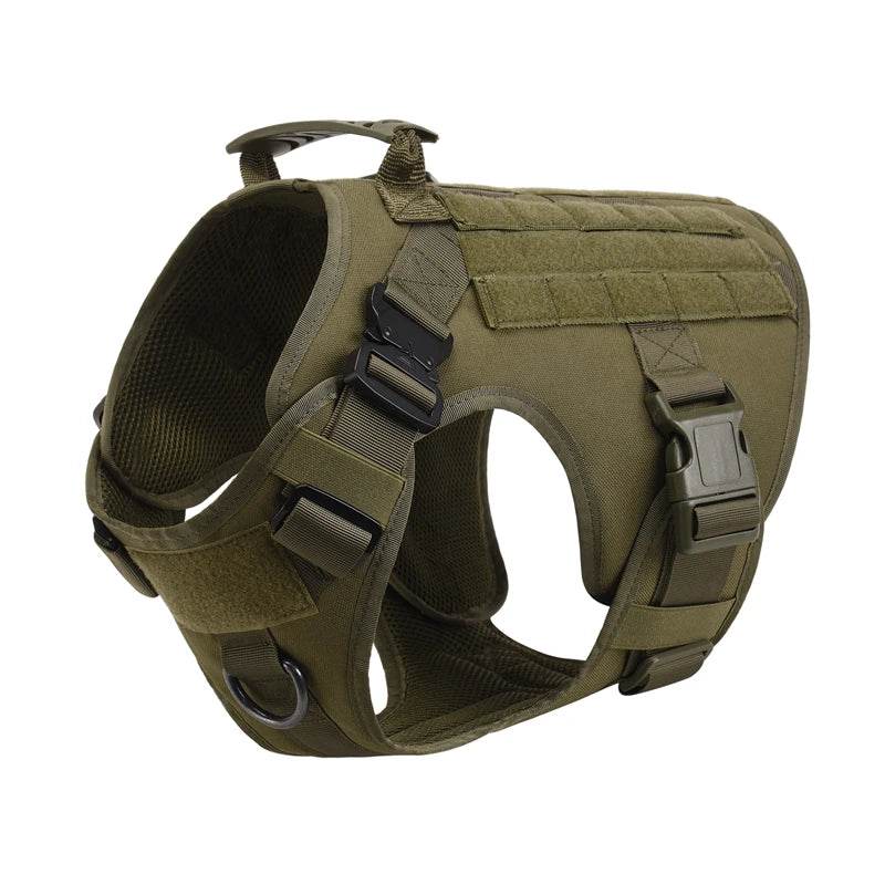 Tactical Military Dog Vest Harness and Leash Set for All Breeds - Estalios