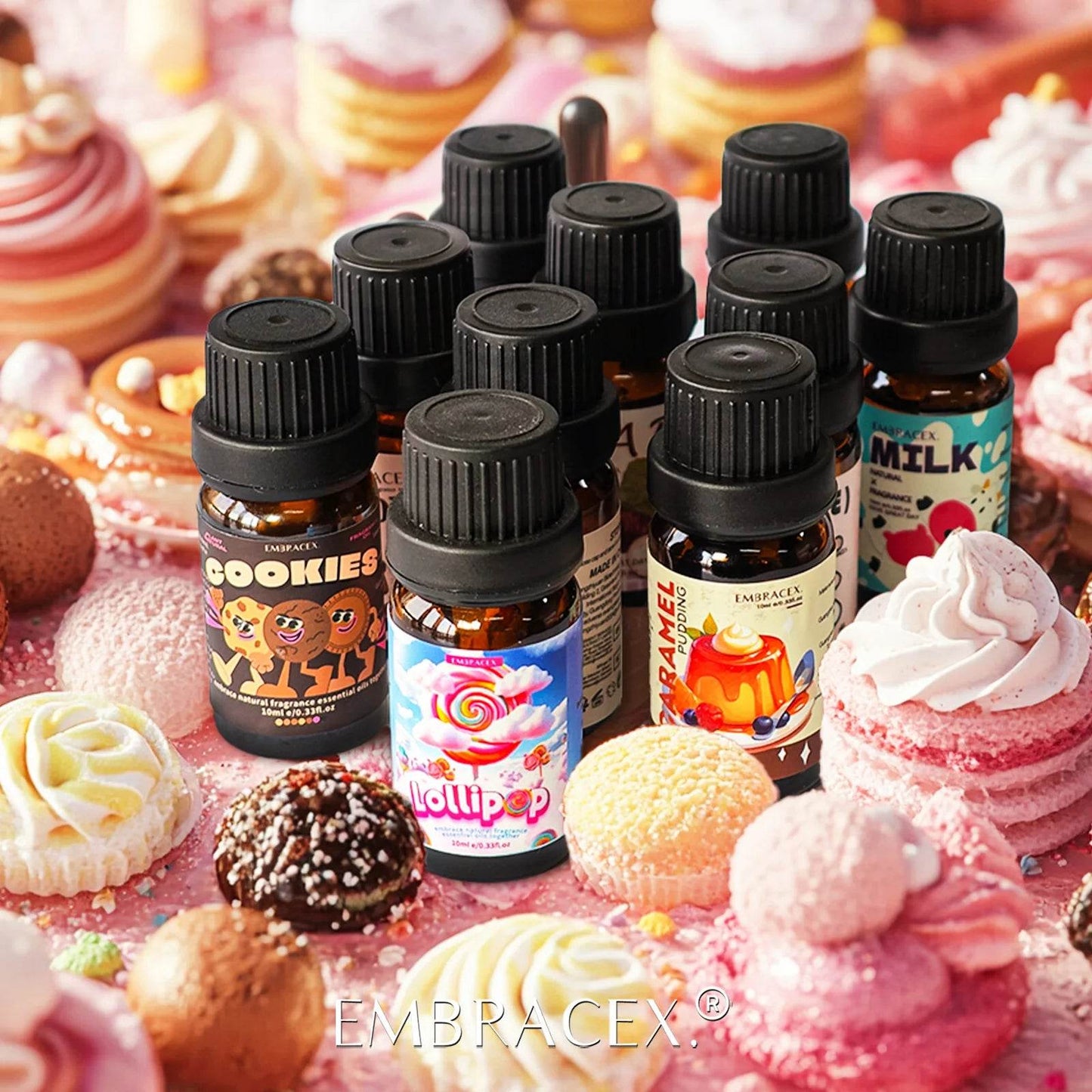 12 Models Gourmet Essential Oils for Diffusers and Gifts - Estalios