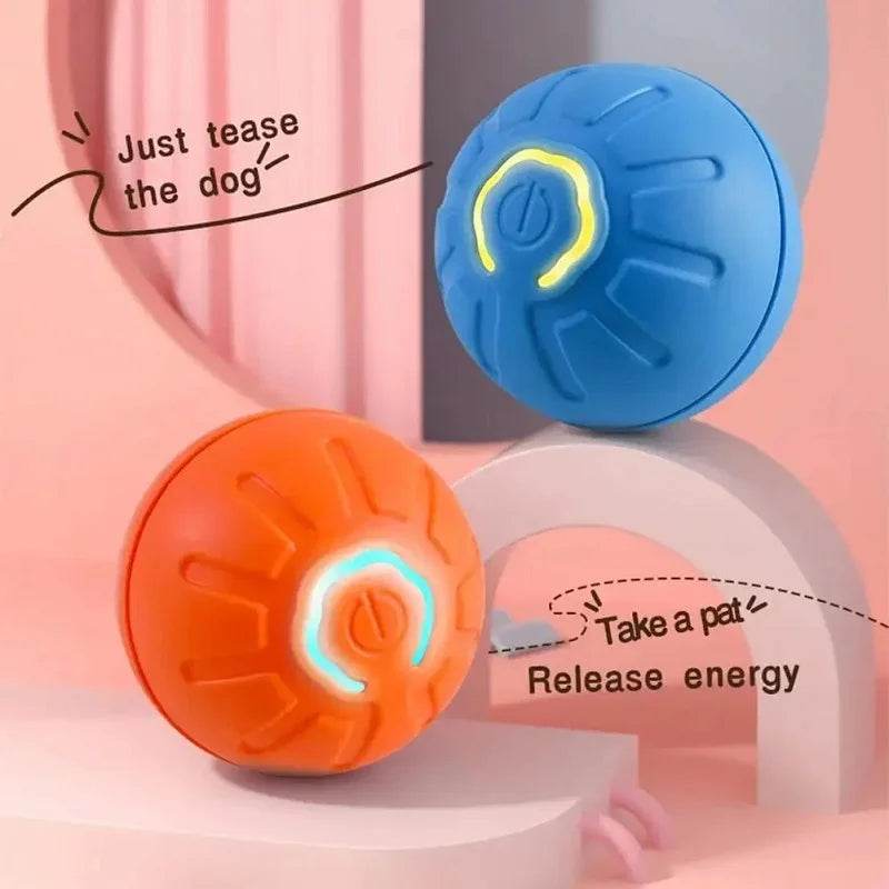 Dog Toy Ball Automatic Moving Interactive Chew Toy Ball - Estalios