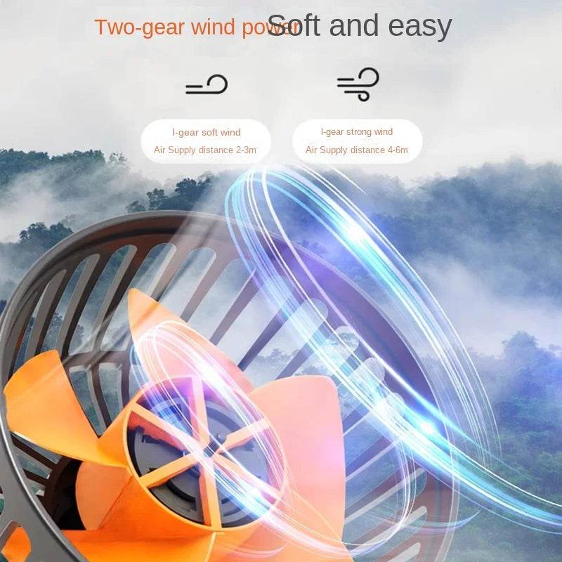360° Adjustable Car Fan 3 Heads Electric USB 12V/24V - Estalios