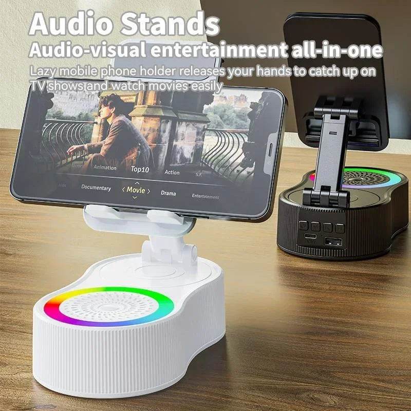 360° Rotatable Adjustable Phone Holder Wireless Speaker - Estalios