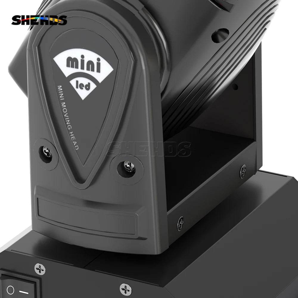 SHEHDS 10W Mini RGBW Moving Head Stage Lights for Events - Estalios