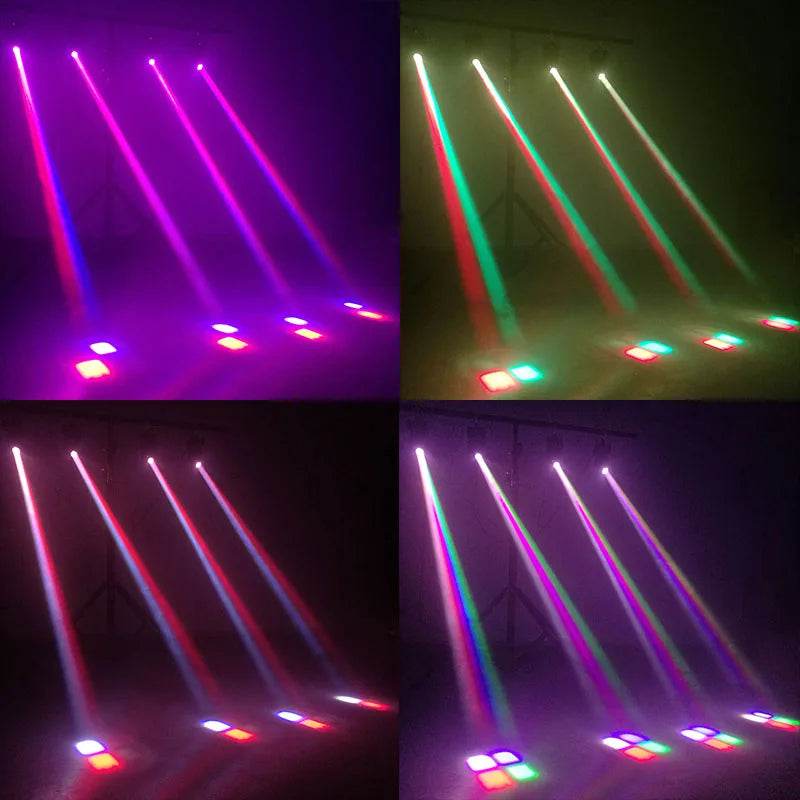 SHEHDS 10W Mini RGBW Moving Head Stage Lights for Events - Estalios