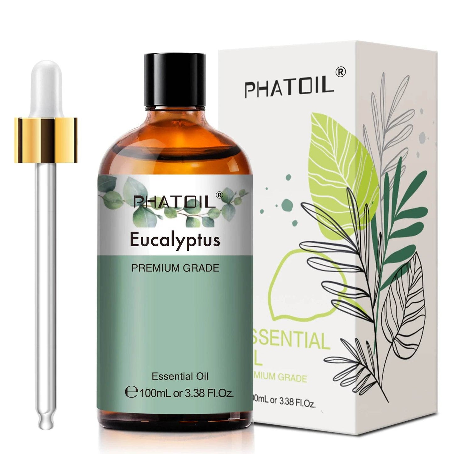 Eucalyptus Essential Oil 100ml for Diffuser Aromatherapy - Estalios