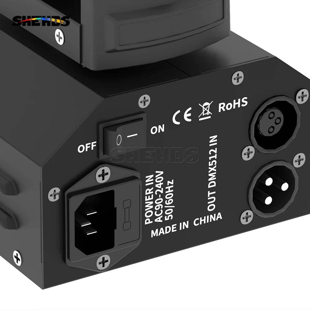 SHEHDS 10W Mini RGBW Moving Head Stage Lights for Events - Estalios