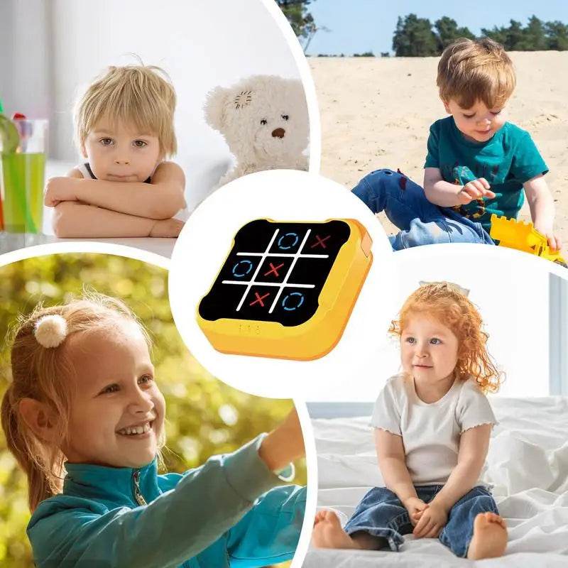 Tic-Tac-Toe Chess Puzzle Toys Electronic Desktop Educational Children's Toys Chess Board Chess Set Chess Board Game For Family - Estalios