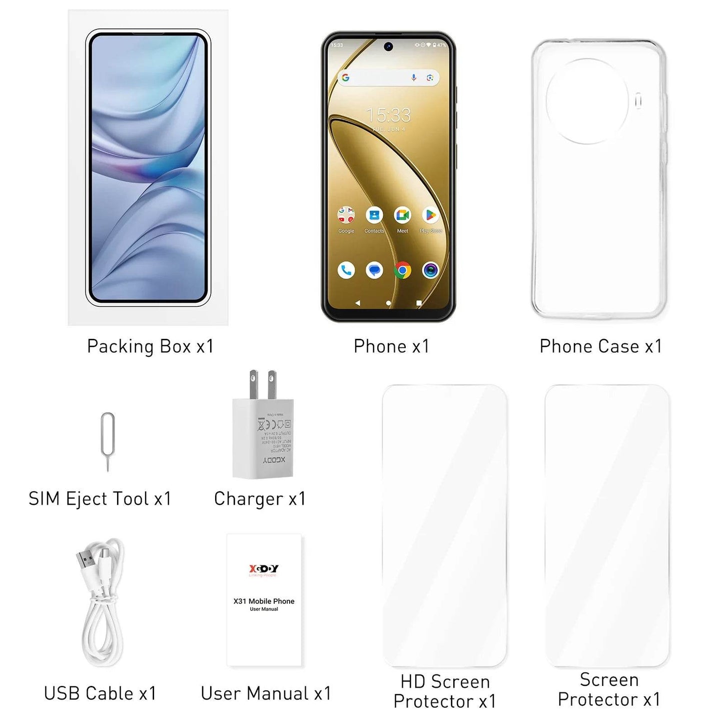 XGODY X31 New 6.5 Inch Smartphone 4G Dual SIM 3GB RAM - Estalios