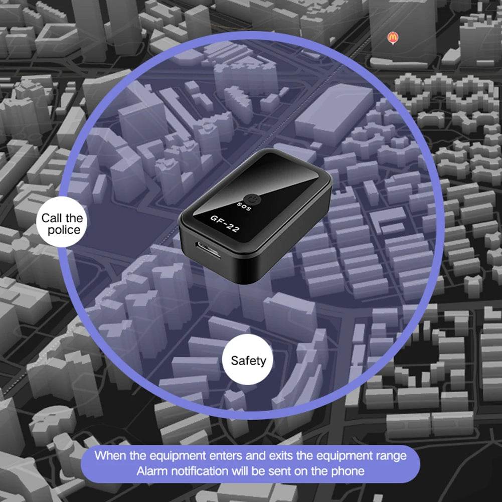 GF22 GPS Tracker Real-Time GPS Locator WiFi+LBS+GPS Position Anti-Theft Anti-Lost Location Tracker Pet Vehicle Tracking Device - Estalios