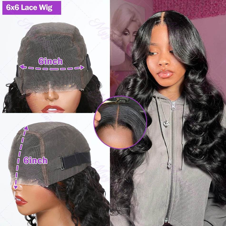 13x6 HD Transparent Body Wave Lace Frontal Human Hair Wig - Estalios
