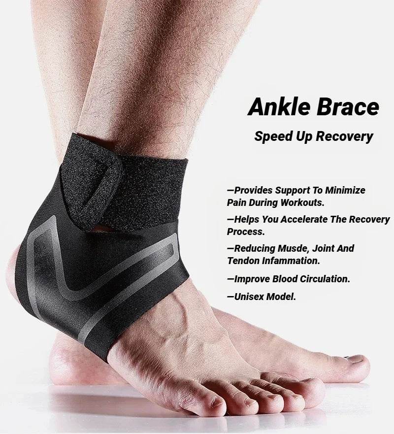 2Pcs Adjustable Compression Ankle Brace for Pain Relief - Estalios