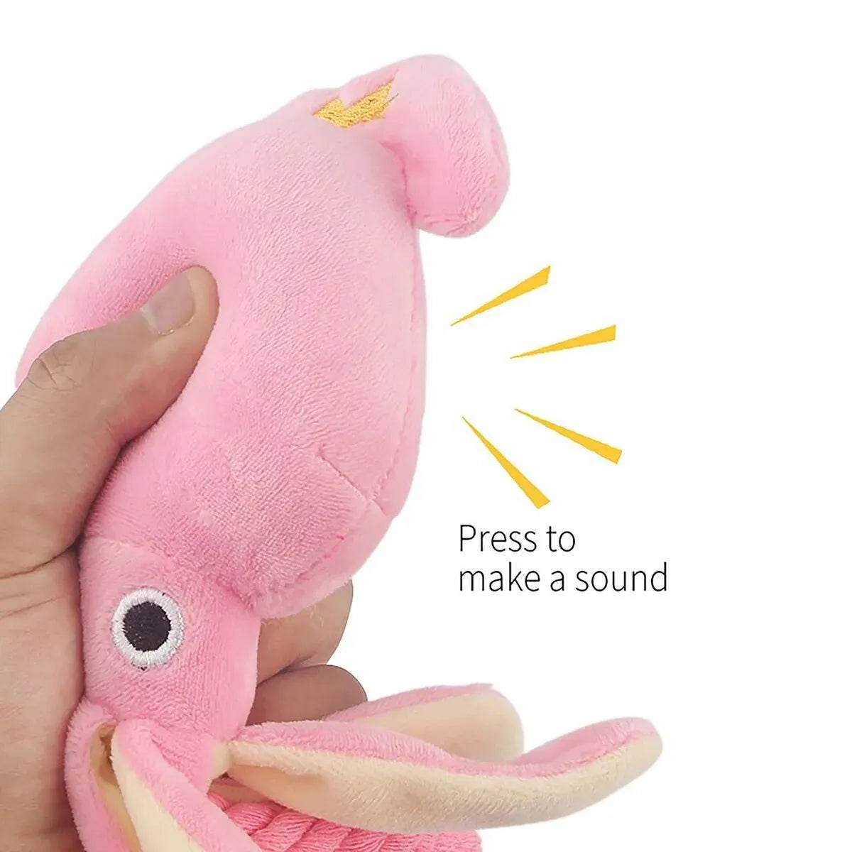 Bite-Resistant Plush Octopus Dog Toy for Fun Playtime - Estalios
