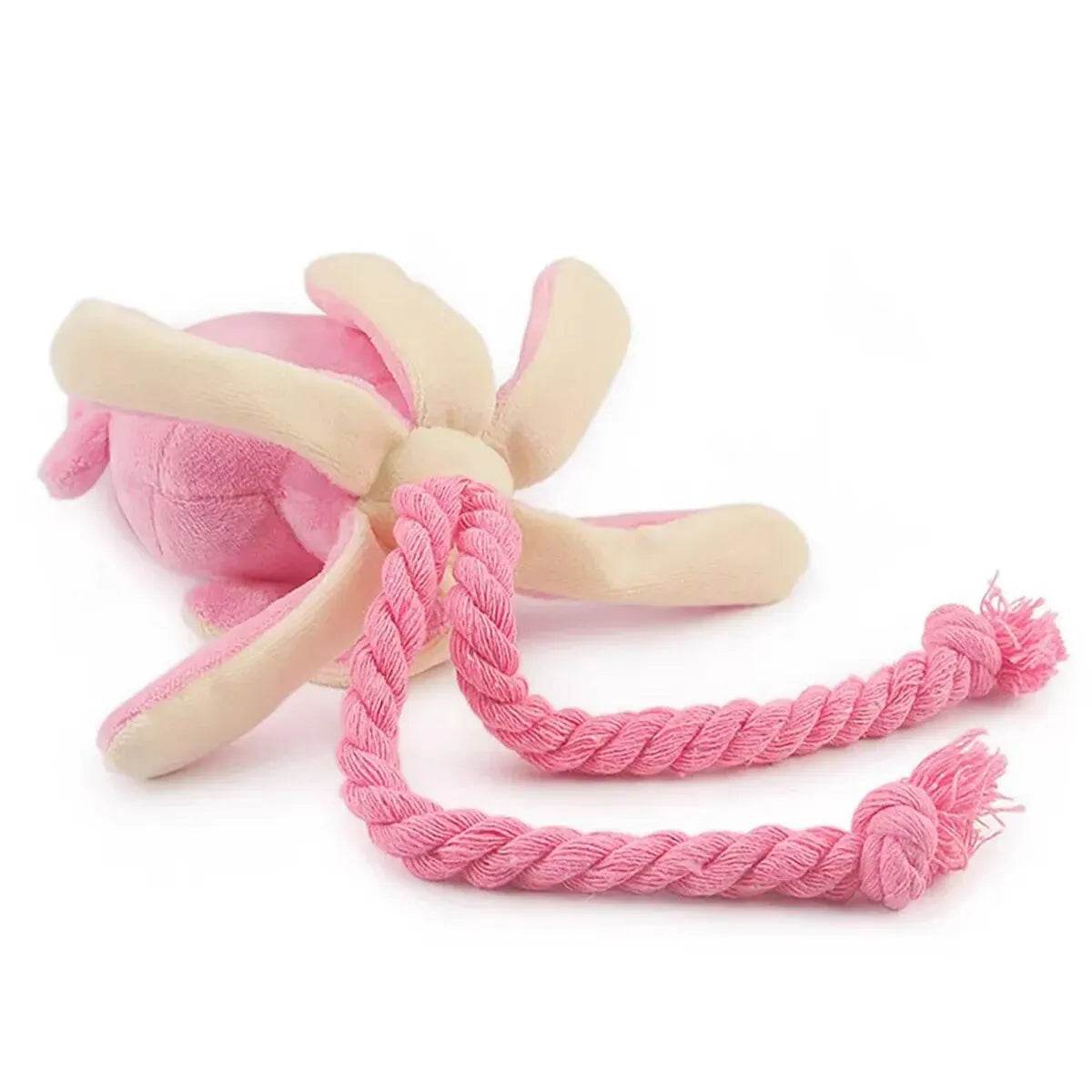 Bite-resistant Plush Octopus Toy for Dogs, Fun & Interactive - Estalios