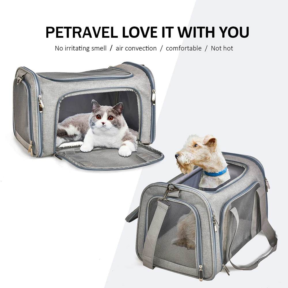 Soft-Sided Dog Carrier Backpack for Small Pets Airline Approved - Estalios