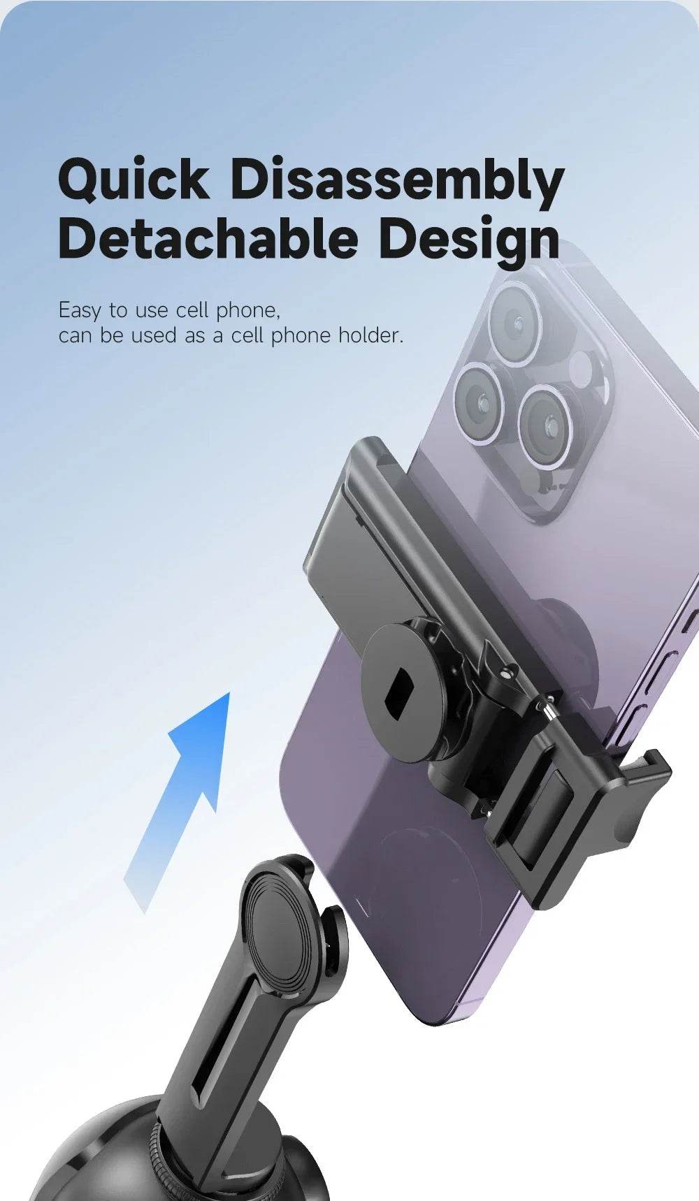 360° Smart Auto Face Tracking Gimbal Stabilizer Tripod - Estalios