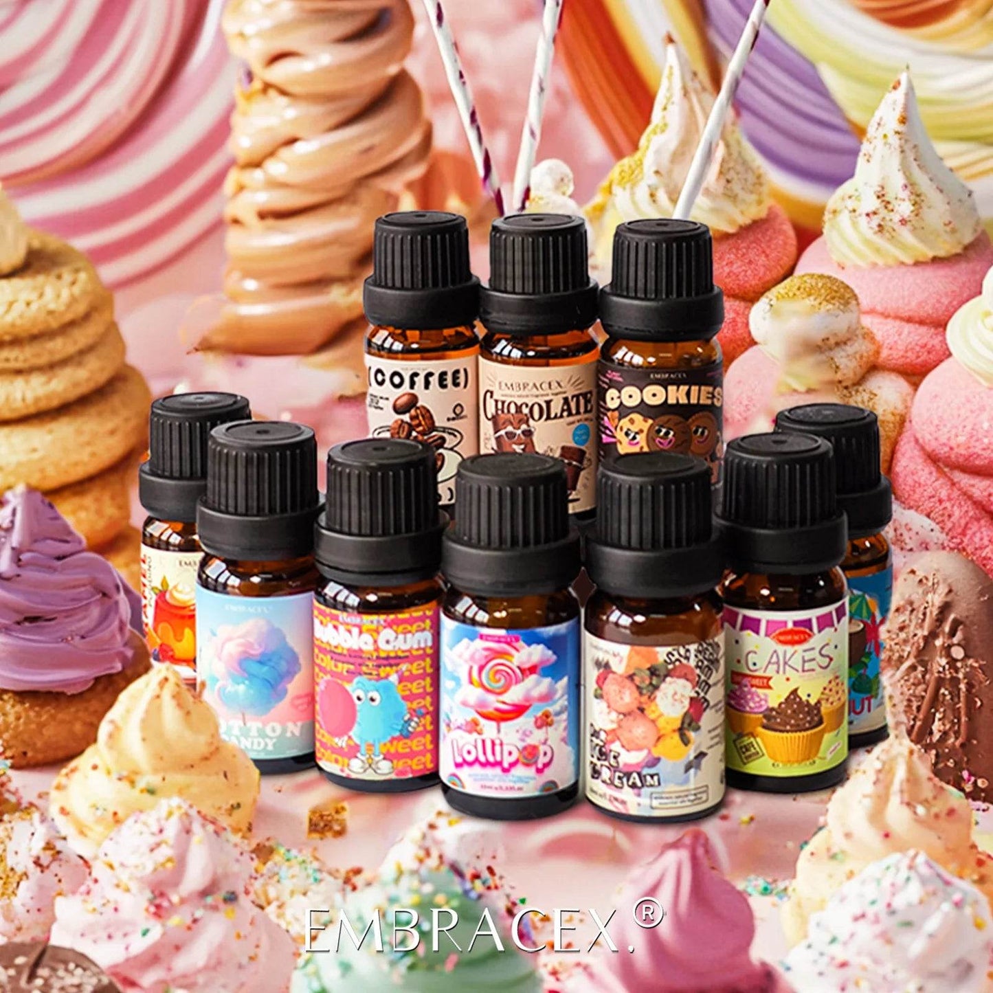12 Models Gourmet Essential Oils for Diffusers and Gifts - Estalios