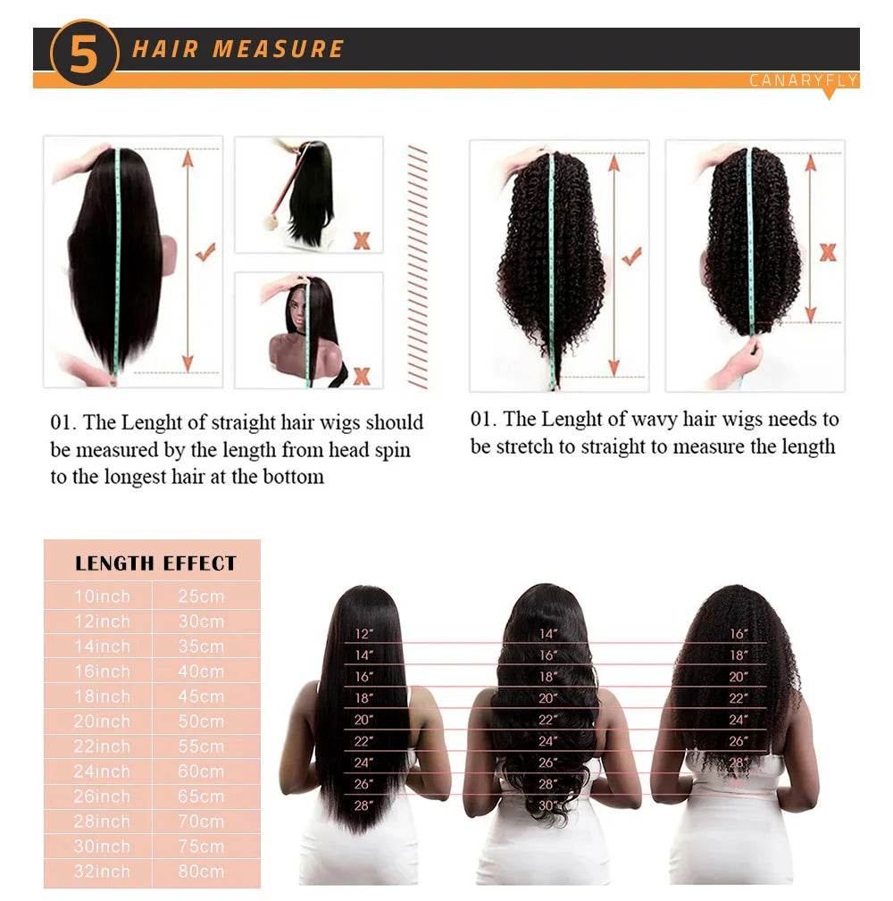360 Transparent 13x6 Lace Front Human Hair Wig For Women - Estalios