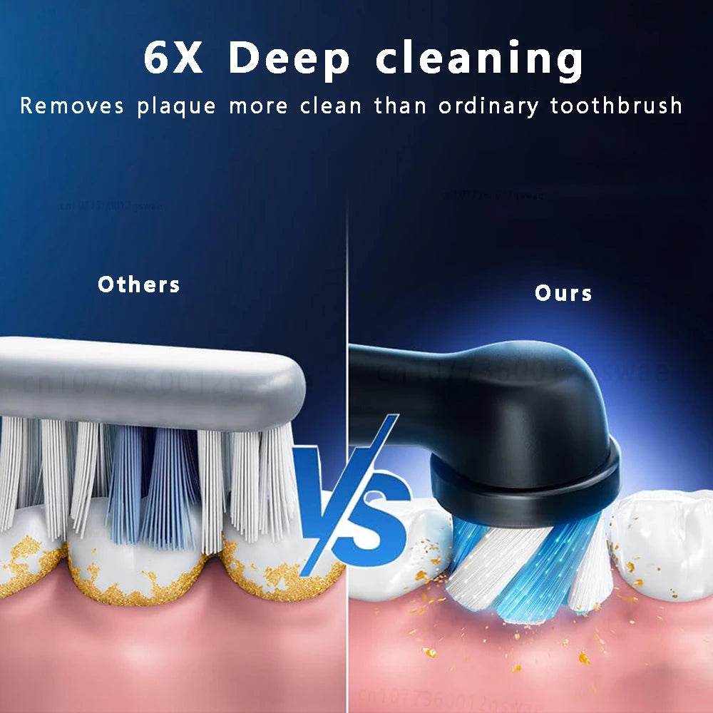 Electric Toothbrush Rotary Cleaning Teeth Brush Waterproof - Estalios