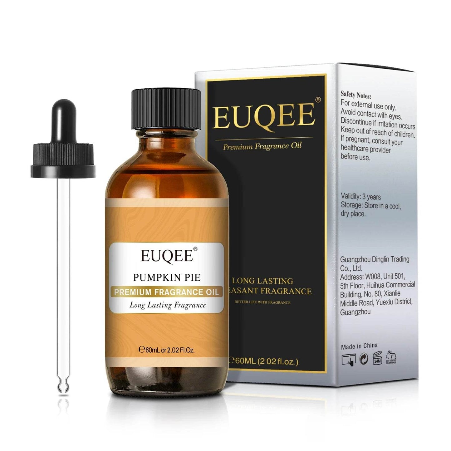EUQEE 60ml Men's Fragrance Oils for Car Diffusion Aromas - Estalios