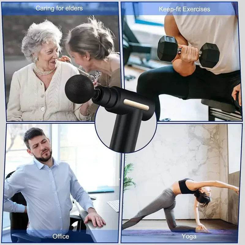 2025 Fascia Gun Muscle Relaxation Massager Electric Vibration - Estalios