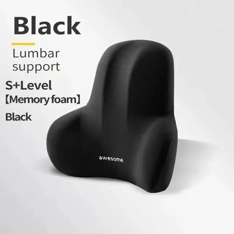 Memory Foam Lumbar Back Cushion for Pain Relief Support - Estalios