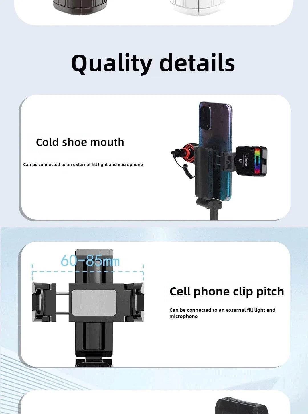 Super Mini Selfie Stick Bluetooth Remote Phone Holder Aid - Estalios