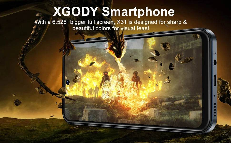 XGODY X31 New 6.5 Inch Smartphone 4G Dual SIM 3GB RAM - Estalios
