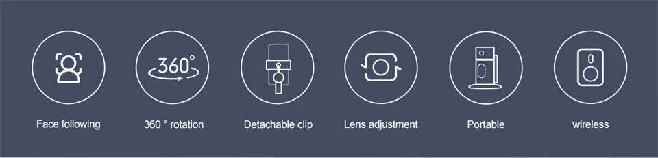 2025 New 360 Rotation Gimbal Stabilizer for Live Photography - Estalios