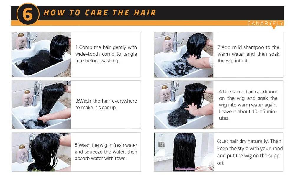 360 Transparent 13x6 Lace Front Human Hair Wig For Women - Estalios