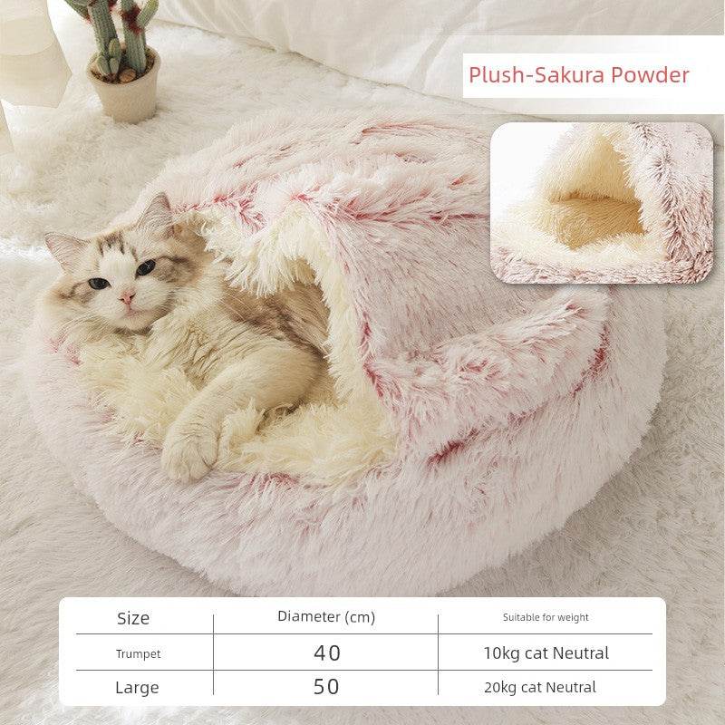 Cozy Cat Heattech Nest Dog Bed for Winter Sleep Comfort - Estalios