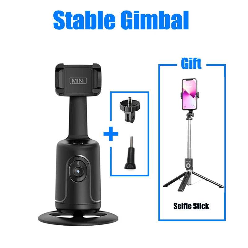 360 Rotation Gimbal Stabilizer With Selfie Tripod For TikTok - Estalios