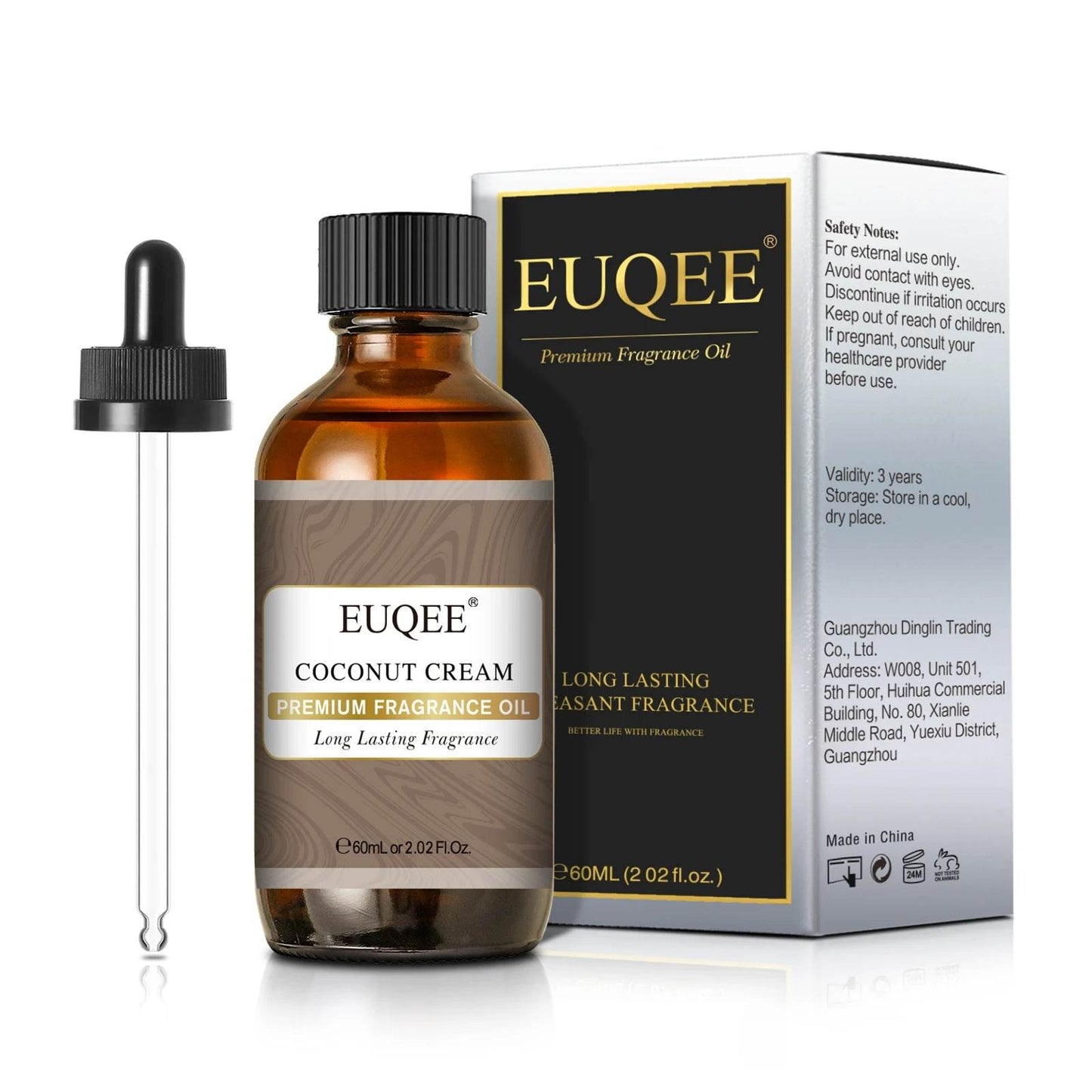 EUQEE 60ml Men's Fragrance Oils for Car Diffusion Aromas - Estalios