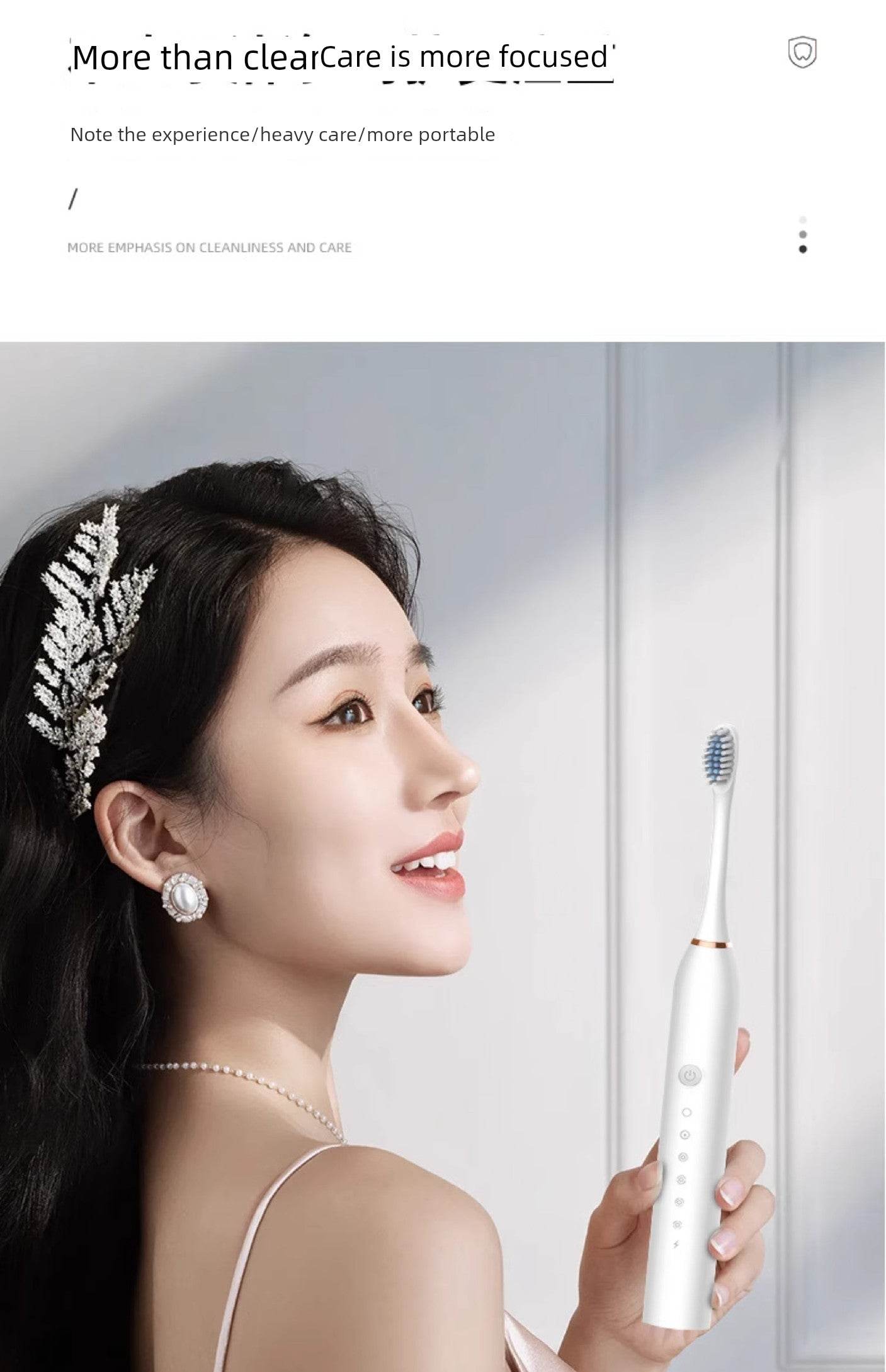 Feixiaoli Electric Toothbrush Rechargeable Soft Hair Suit - Estalios