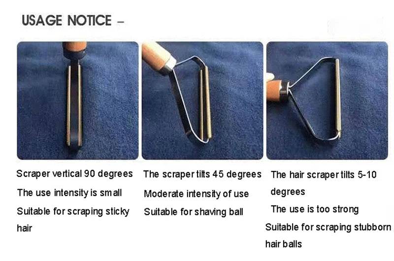 Lint Remover Scraper for Clothes and Pet Hair Cleaning - Estalios