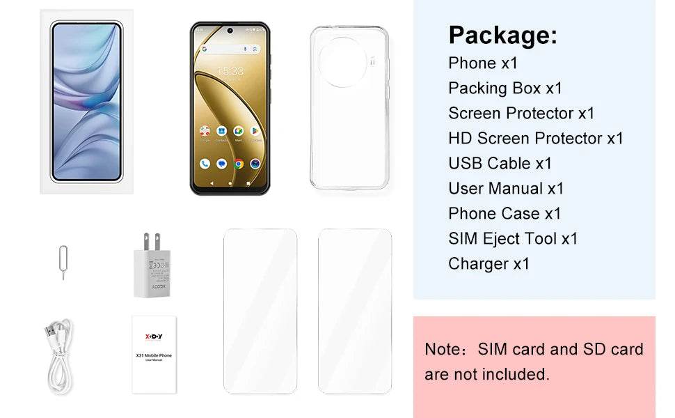 XGODY X31 New 6.5 Inch Smartphone 4G Dual SIM 3GB RAM - Estalios