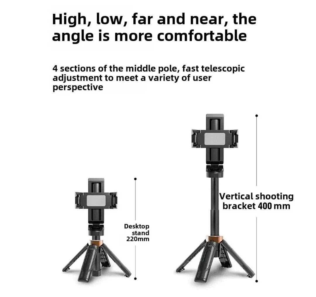 Super Mini Selfie Stick Bluetooth Remote Phone Holder Aid - Estalios
