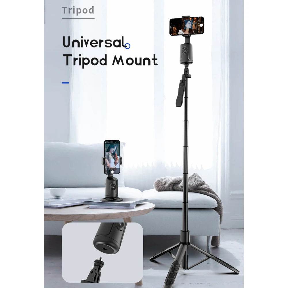 360-Degree Follow-Up Gimbal Stabilizer With AI Face Tracking - Estalios