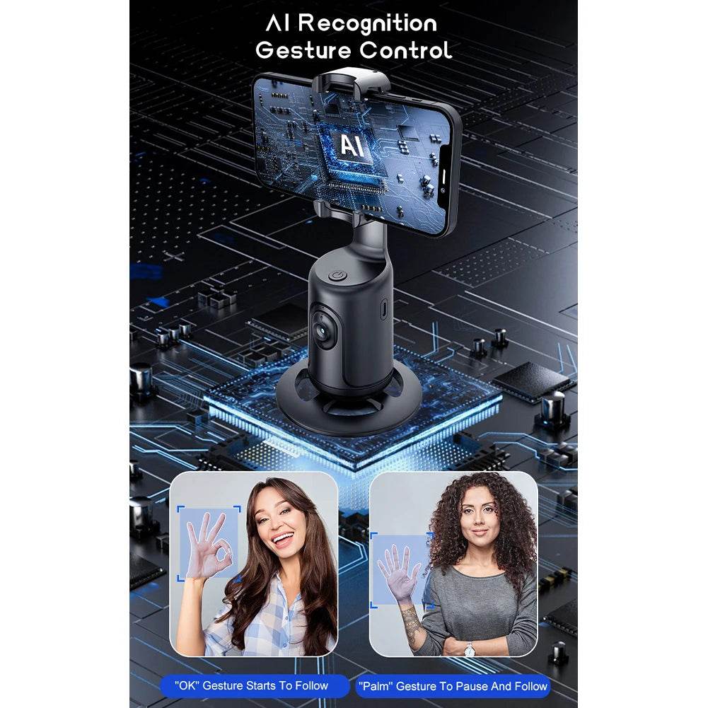 360-Degree Follow-up Gimbal Stabilizer With Smart Ai Tracking - Estalios