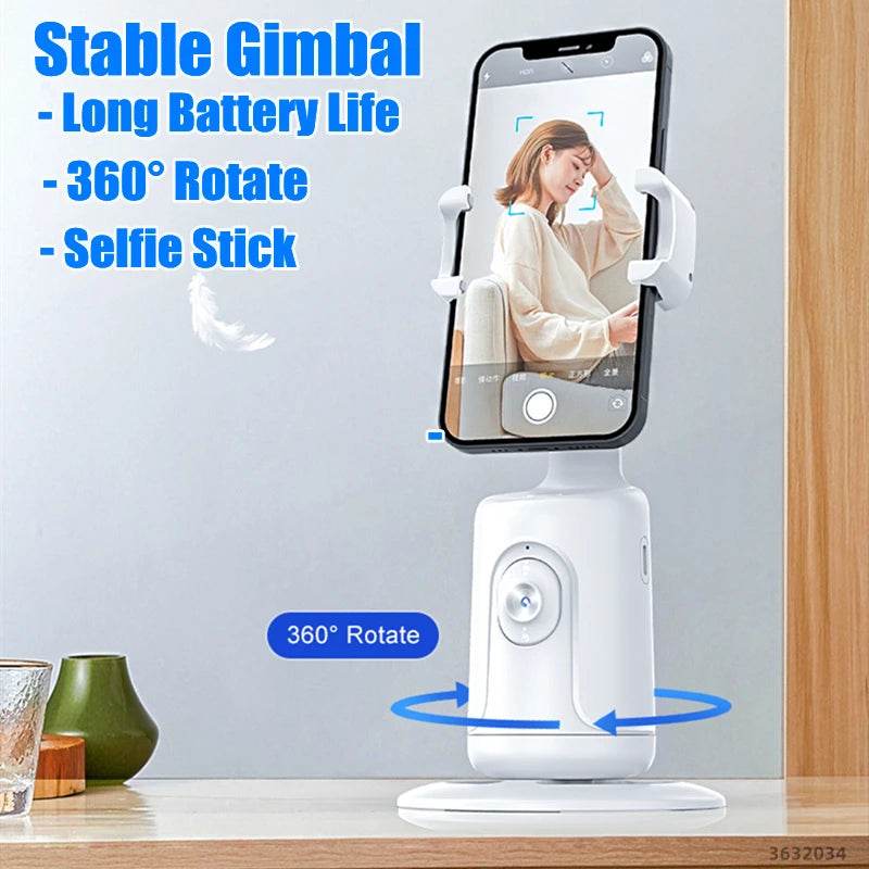 360 Rotation Gimbal Stabilizer With Selfie Tripod For TikTok - Estalios
