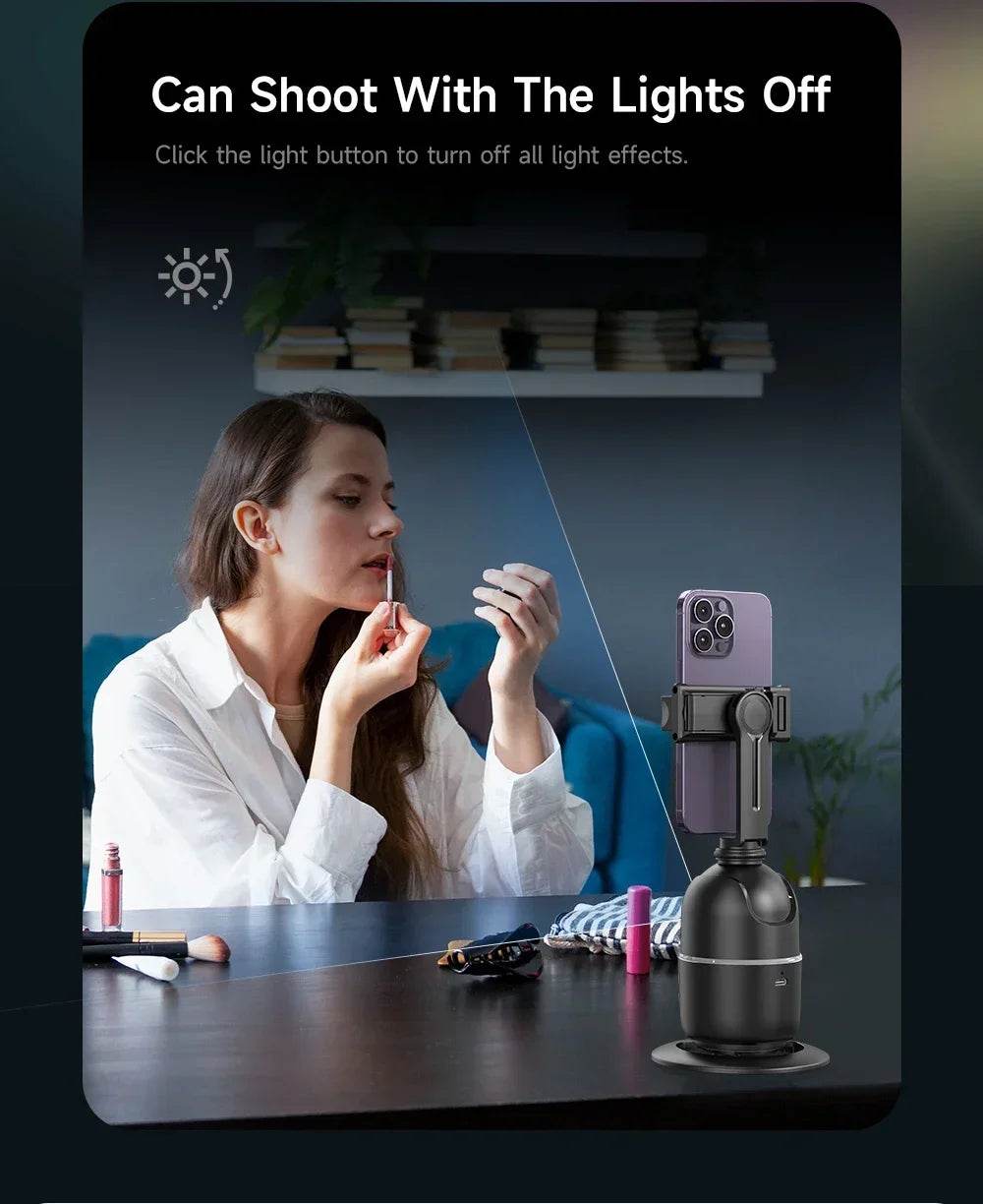 360° Smart Auto Face Tracking Gimbal Stabilizer Tripod - Estalios