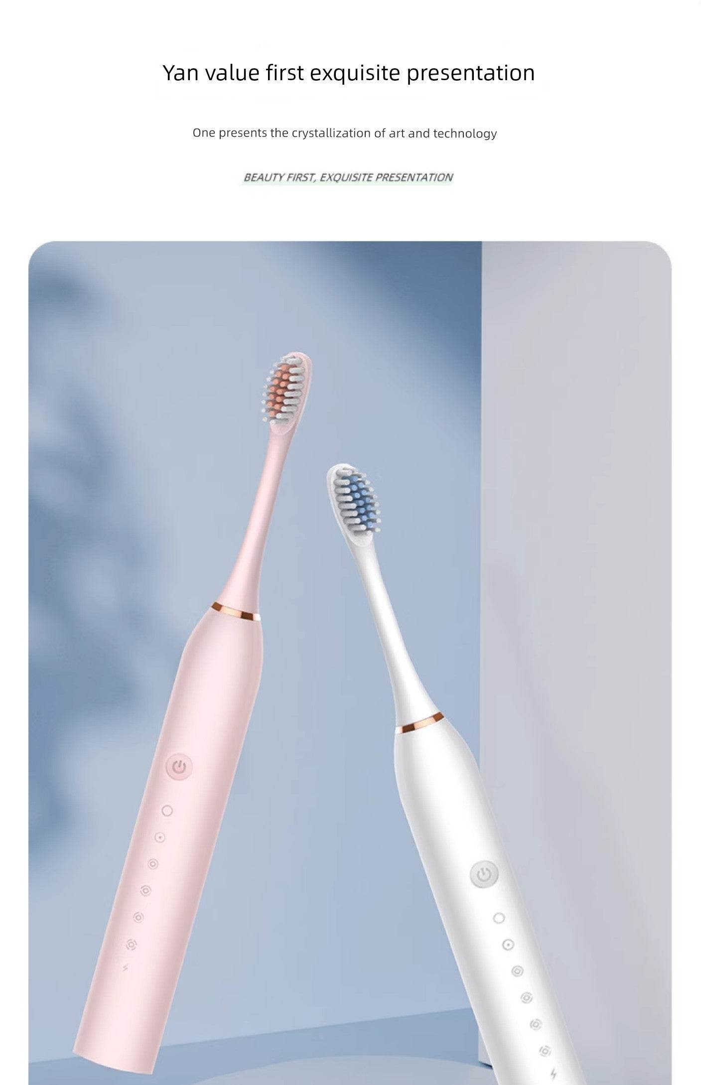 Feixiaoli Electric Toothbrush Rechargeable Soft Hair Suit - Estalios