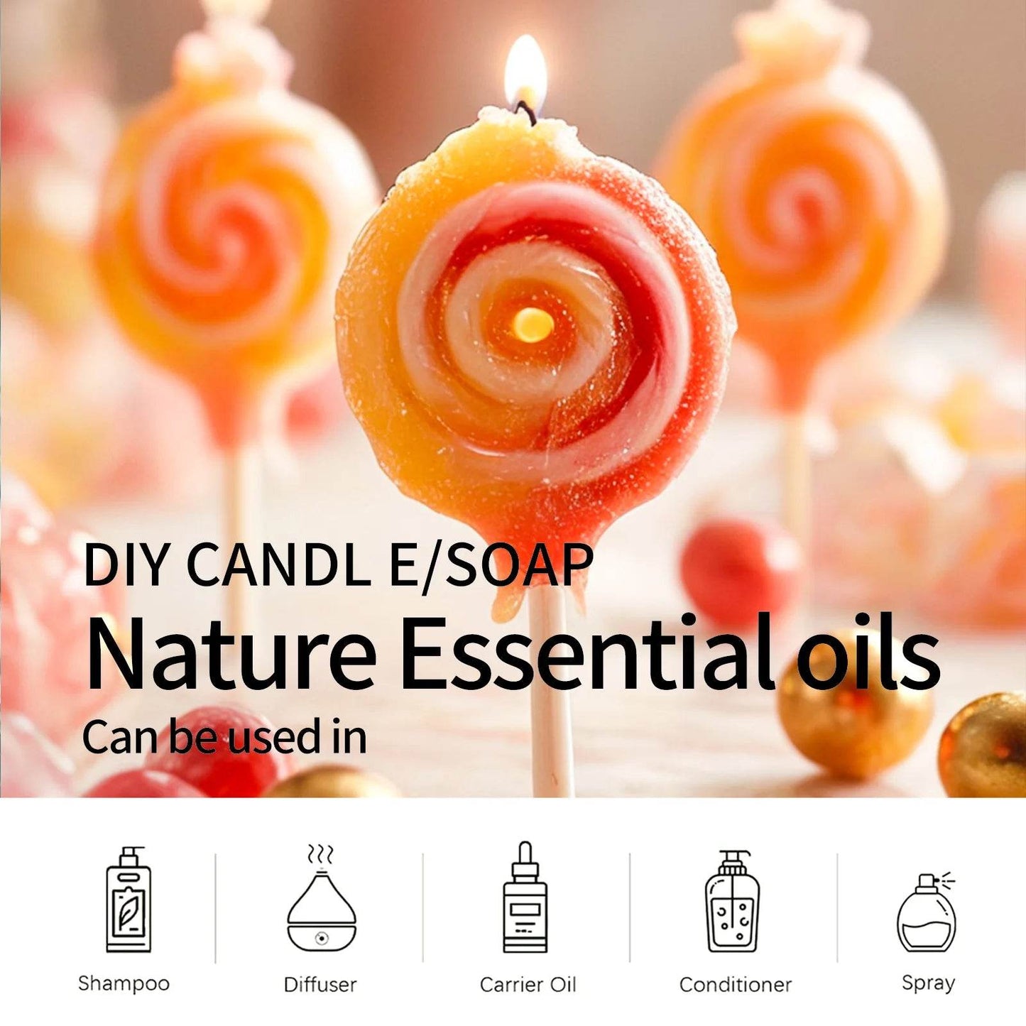 12 Models Gourmet Essential Oils for Diffusers and Gifts - Estalios