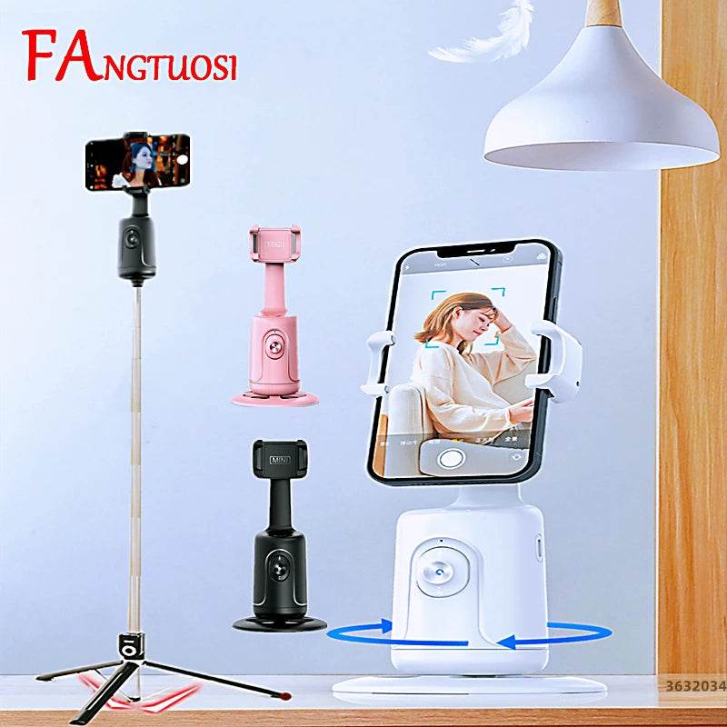 360 Rotation Gimbal Stabilizer With Selfie Tripod For TikTok - Estalios