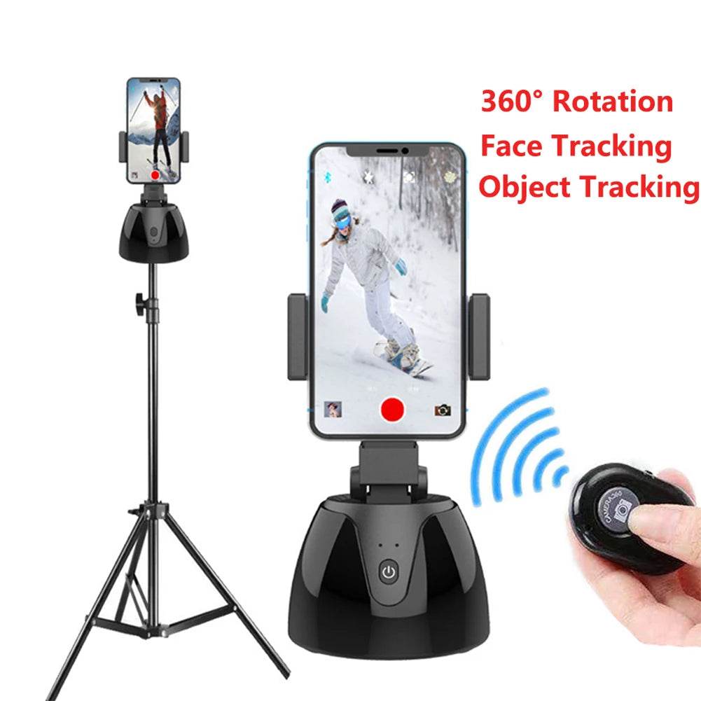 Q1 Automatic Smart Selfie Stick with 360° Rotation and Tracking - Estalios