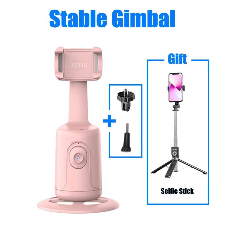 360 Rotation Gimbal Stabilizer With Selfie Tripod For TikTok - Estalios